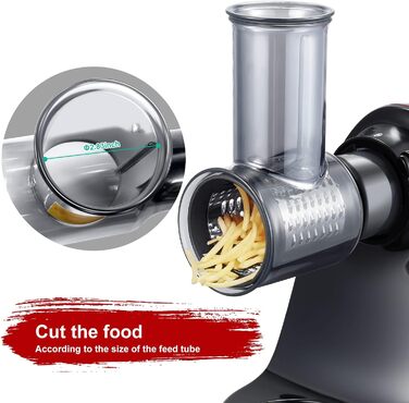 Електрична овочерізка AMZCHEF Аксесуари для повільної соковижималки ZM1501 & GM3001 - ZM1501 Аксесуари - GM3001 Аксесуари - Без машини, тільки аксесуари в комплекті - 3 знімні лопаті барабана