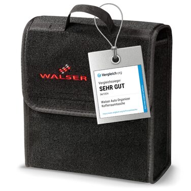 Органайзер для авто Walser, сумка для багажника, розмір S - 28x14x28 см, чорний