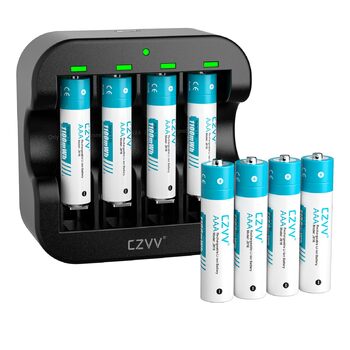 колір: 8 шт. + чорний зарядний пристрій