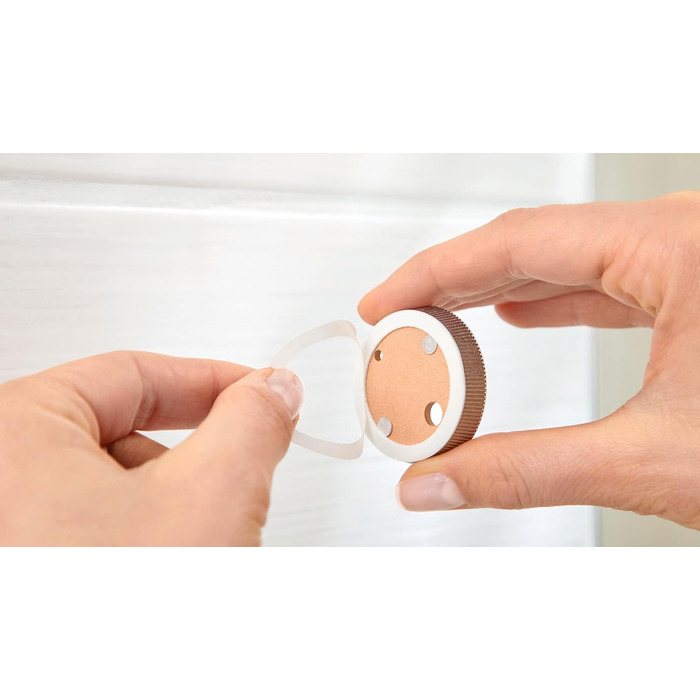 Тримач змінного рулону для туалетного паперу, хромований - для настінного монтажу без свердління, вкл. клейовий розчин - 50 мм x 5