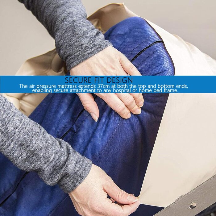 Протипролежневий матрац із системою змінного тиску для тривалого догляду, профілактики пролежнів та лікування виразок, підходить для домашніх та лікарняних ліжок
