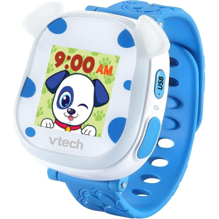 Дитячий аналого-цифровий автоматичний годинник Vtech Unisex з ремінцем S2417794 Kidiwatch Blue