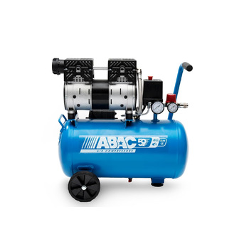 Малошумний повітряний компресор EASE-AIR 24, безмасляний повітряний компресор, максимальний тиск 8 бар, потужність 1 к.с., 24-літр