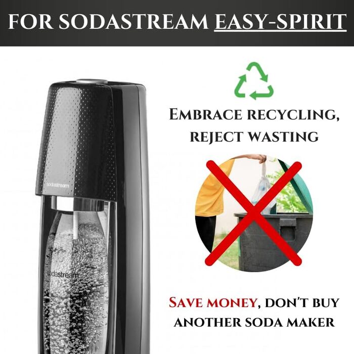 Змінний важіль для SodaStream Easy Spirit Soda Maker Push Lever Посилена версія запчастини - штовхач, штовхач, заміна, важіль Кнопка SodaStream EASY SPIRIT FIZZI