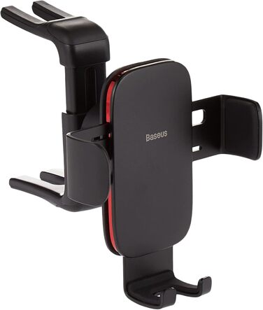 Гравітаційний тримач для телефону Baseus Metal Age II для автомобіля, круглий, чорний