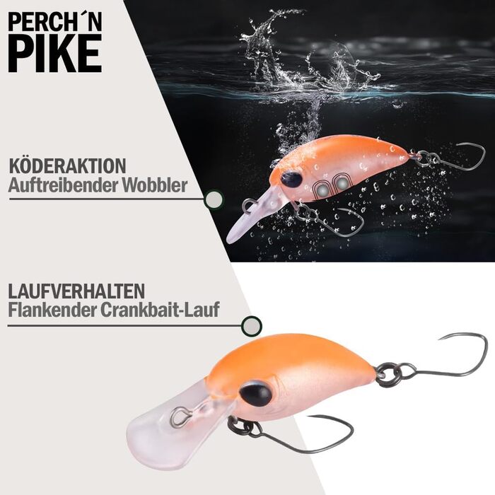 Набір з 5 приманок для форелі з коробкою для снастей, 3,2 см міні-воблери 3,2 г, штучні приманки для форелі та окуня, рибальські аксесуари різних кольорів для рибалок-хижаків, набір 1 - 3,2 г/3,2 см