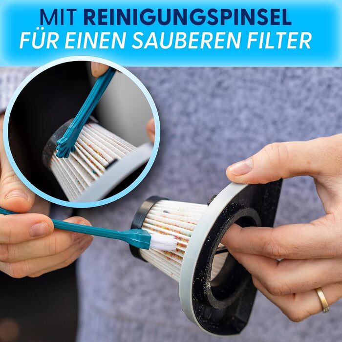 Автомобільний пилосос ThisWorx зі світлодіодним підсвічуванням - Ручний пилосос для прибирання автомобіля - 106 Вт 12 В - Адаптер