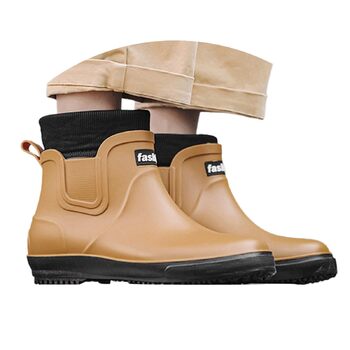 Чоловічі гумові чоботи 2026, для активного відпочинку, походів, кемпінгу, взуття, зручні, всесезонні, міцні, з нековзною підошвою, легкі (жовті, 44) 43 EU жовтий