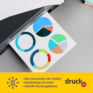 Звичайний папір для принтера DIN A4 5000 аркушів (2 x 5 x 500 аркушів) Білий універсальний офісний папір для копіювання Ідеально підходить для офісу та дому (2 коробки 5000 аркушів)