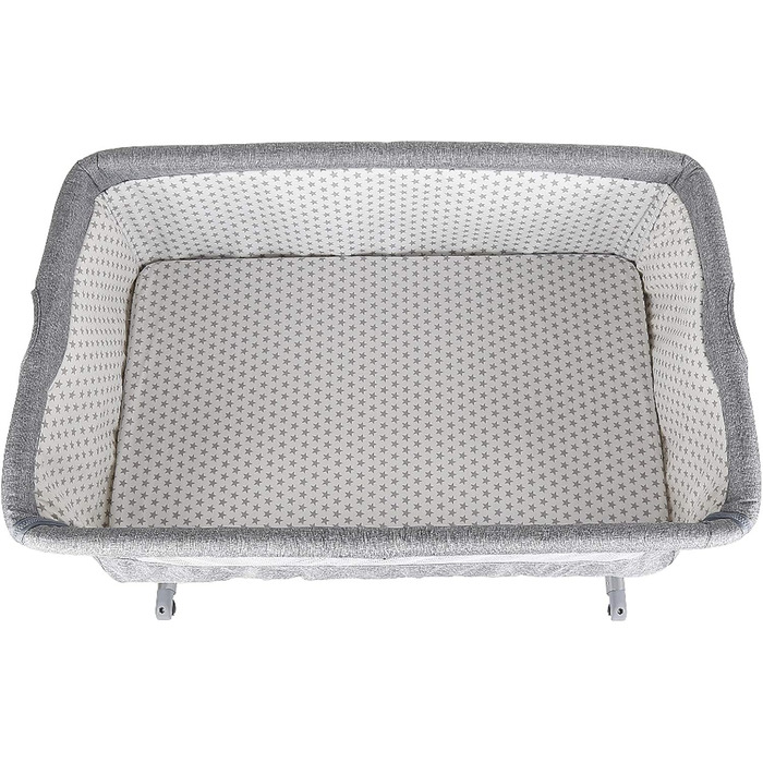 Дитячі ліжка, приліжкове ліжечко, дитяче ліжко, з москітними сітками та колесами Jw775