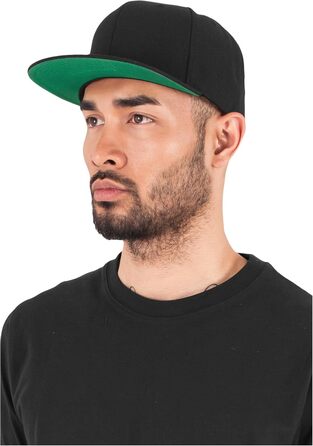 Flexfit Unisex Classic Snapback One Size Black, Flexfit Unisex Classic Snapback One Size Black