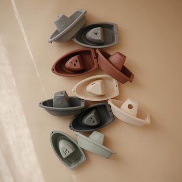 Іграшка для купання Mushie 5 корабликів для немовлят і дітей від 1 року Іграшка для ванни Іграшка для басейну з ПП пластику для ве