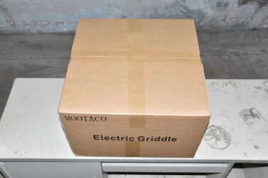 Електрична гладка сковорода, професійний гастроелектричний гриль Електрична плита для гриля з чавунною поверхнею гриля 35.5 x 30 см 1500 Вт для ресторанів, кухні, комерційних, побутових тощо. 36 x 38 x 20 см