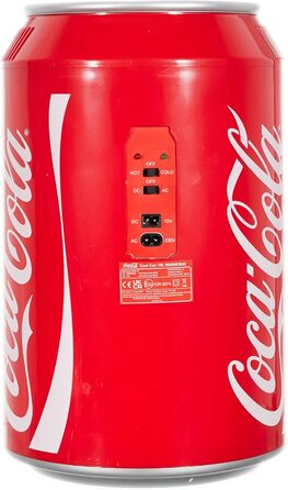 МІНІ-ХОЛОДИЛЬНИК COCA-COLA COOL CAN 10 AC/DC, 9,5 Л, ДИЗАЙН COCA-COLA, 12 В/230 В