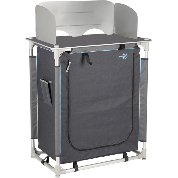 Кемпінг подорожі кухня морена кухонна коробка складаний шафа стіл вітрове скло алюміній