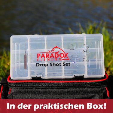 Набір повідків Drop Shot - 25 шт. (3,5 г/5 г/7 г/10 г/14 г) по 5 шт. кожен з коробкою - Джиг-головки, повідці Cheburashka, повний набір Drop Shot