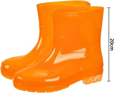 Гумові чоботи Speed Dry Kitchen, без підкладки, чоловіче робоче гумове взуття, нековзне водне взуття для дорослих, розмір 41, помаранчевий 02