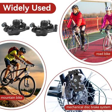 Комплект дискових гальм Agatige MTB (передній та задній)