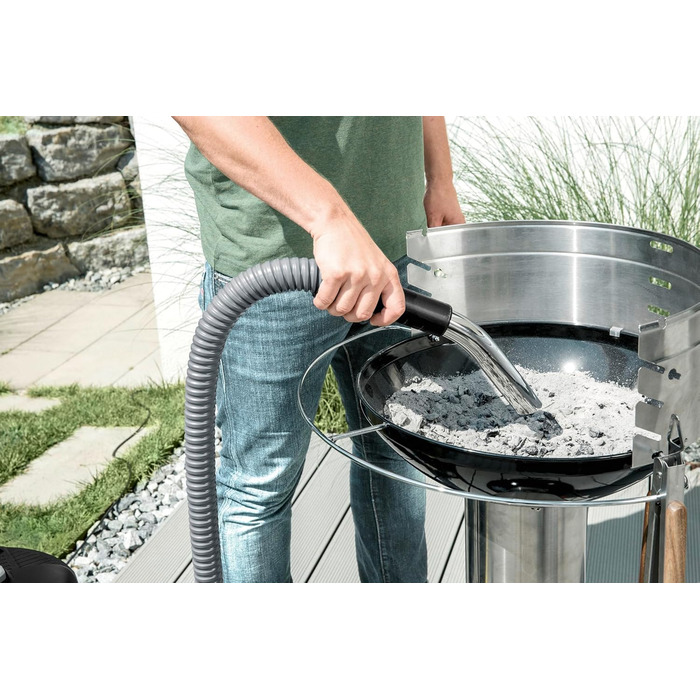 Пилосос для прибирання золи та сухого сміття Krcher AD 2 ідеально підходить для чищення камінів та пелетних печей (з фільтром для