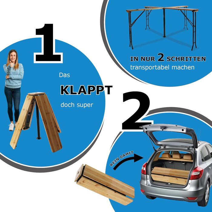 Комплект пивного намету BITUXX, комплект фестивального намету, пивний стіл, хрестовий стіл, стоячий стіл, Quattro, складаний, хрестоподібної форми, 241 см з підставкою для парасольки