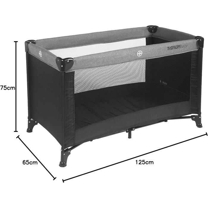 Дорожнє ліжечко для немовлят та малюків віком до 2 років (макс. 15 кг)