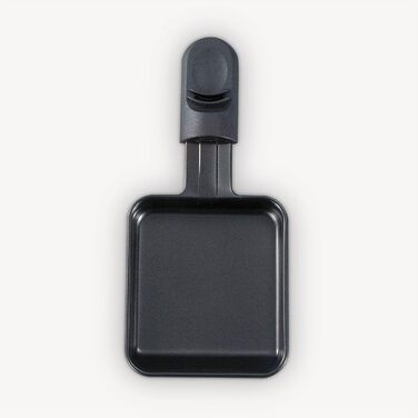 Раклетний гриль SEVERIN з натуральним каменем для гриля та пластиною для гриля, раклет з антипригарною пластиною для гриля, настільний гриль на 8 осіб, макс. 1 700 Вт, нержавіюча сталь / чорний, RG 2373 Високоякісний дизайн з нержавіючої сталі