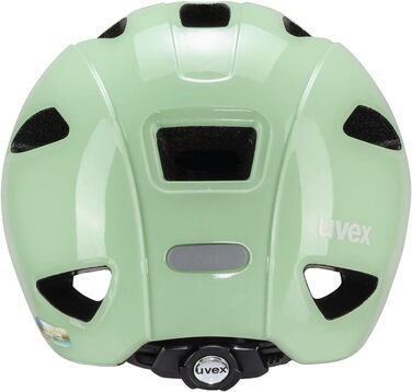 Легкий велосипедний шолом для дітей - індивідуальне регулювання розміру - висувний зі світлодіодним підсвічуванням 45-50 см м'ятно