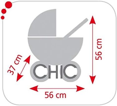 Розумна коляска-люлька, від 2 до 4 років, джинсовий сірий, 56 x 37 x 56 см, 2000 555 76