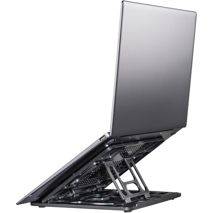 Підставка для ноутбука Hama з поворотом на 360, 8 рівнями нахилу, для ноутбуків до 15,6 дюймів (макс. 40 см), сумісна з ПК