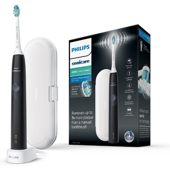 Електрична зубна щітка Philips Sonicare HX6800/03, звукова щітка, сіра, електрична зубна щітка (акумулятор, вбудований, Li-Ion, 110-220 В)