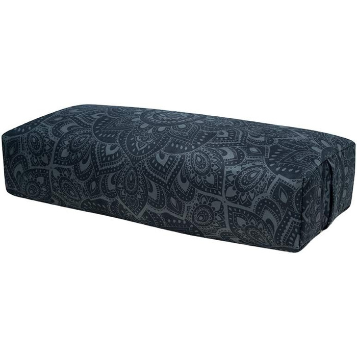 Подушка для йоги Зручні, підтримуючі, екологічно чисті, розкішні подушки для йоги Перероблена мікрофібра, виготовлена з пластикових пляшок Натуральна бавовна, наповнювач з пінопласту, чорний колір