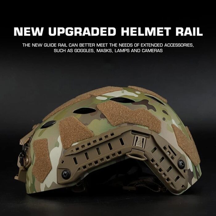 Військові тактичні шоломи TS TAC-SKY спрощена версія Ops-Core Fast SF надвисокий шолом CS захист для пейнтболу та страйкболу (колір E BCP, розмір L) LE Bcp