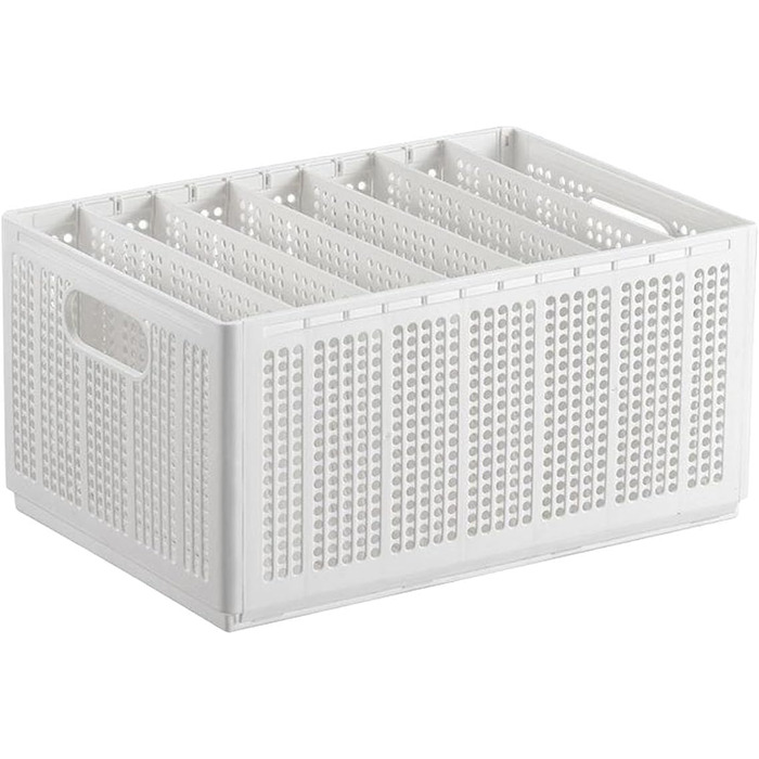 Коробка для зберігання штанів SIXRUN, розділена коробка для зберігання одягу, органайзер для шафи, ефективне сортування одягу для спальні, гардероб, складний органайзер для шафи (великий 7)