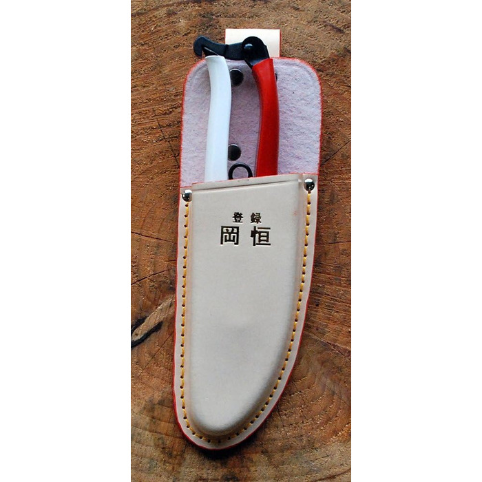 Шкіряна кобура OKATSUNE 133 велика Кобура для пояса з міцної шкіри Підходить для садових ножиць/секаторів Okatsune 103 та 104 235 мм, 65 г Світло-коричнева кобура 133 для 103104