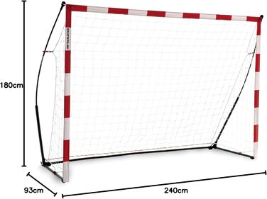 Портативні гандбольні ворота QUICKPLAY - Ультрапортативні гандбольні ворота для використання в приміщенні та на вулиці. Мають обважнену основу Схвалено Європейською федерацією гандболу. 2,4 x 1,7 м