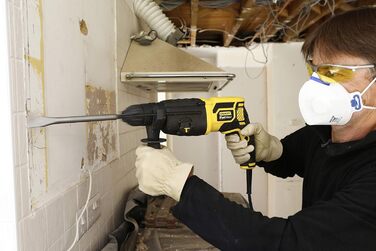 Перфоратор Stanley FatMax 750 Вт SDS-plus FME500K (1,8 джоулів, пневматичний ударний механізм, обертання вправо/вліво, для ударног