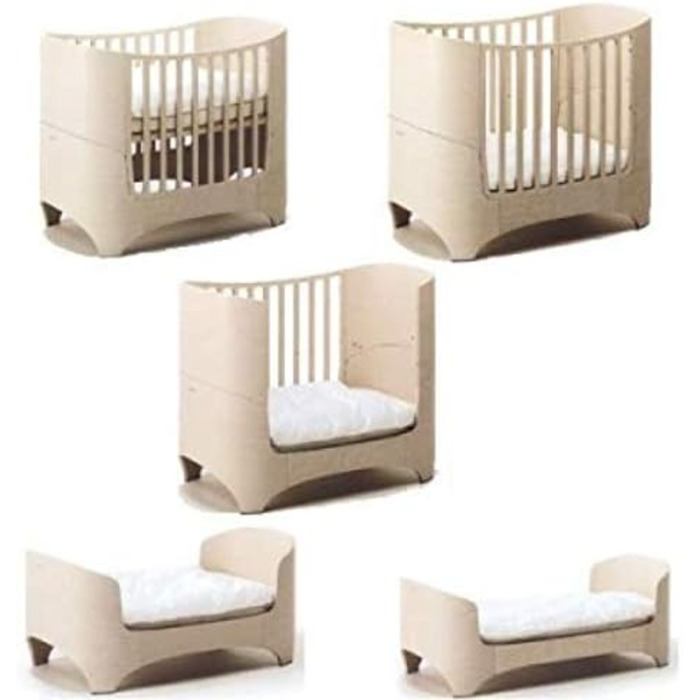 Дитяче ліжко Leander - побілене каркас балдахіна кольору побілене балдахін кольору білого