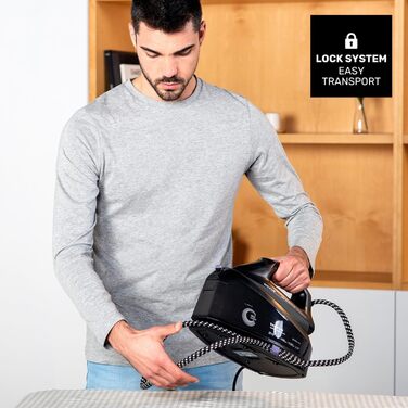 Прасувальна станція Taurus Дивовижний SSD3000 Тиск 7 бар Потужність 3000 Вт тихий Готовність до використання за 30 секунд Електронний паровий удар 400 г/хв Бак 1,5 л Керамічна підошва