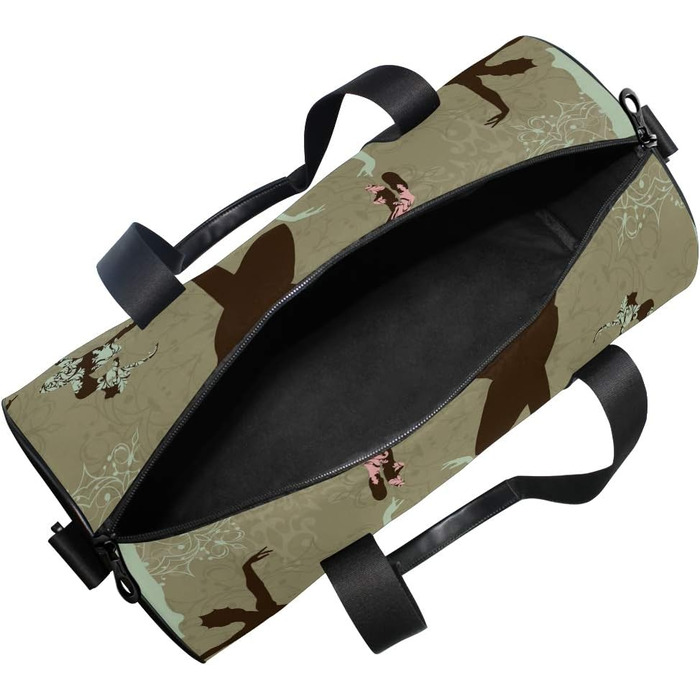 Сумка-шопер для дівчаток Сніжинки, вінтажна різдвяна сумка для балету, спортивна дорожня сумка-несік з канвасу для чоловіків та жінок, для подорожей та на вихідні