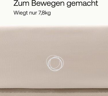Легка, складна дорожня ліжечко та компактний манеж 2-в-1 з матрацом, розкладається за 1 секунду, для немовлят та малюків, включаючи сумку для перенесення, кольору Desert Taupe.
