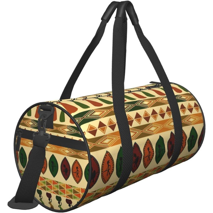 Стильна дорожня сумка в богемному стилі з традиційним африканським орнаментом, спортивна сумка для чоловіків та жінок, сумка-мішок, спортивна торба
