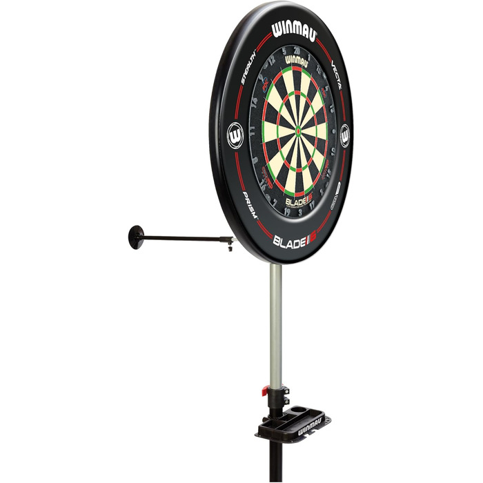 Підставка для дротиків WINMAU Xtreme Dartboard 2.0 - Портативна, регульована та окремостояча - Система кріплення дротиків у формі штатива - Професійний аксесуар для дротиків - Сумісний з усіма дротиками Winmau