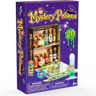 Таємничі зілля, креативний подарунок для дітей, 20 пляшечок із чарівними сумішами для зілля, іграшка для рукоділля, креативні різдвяні подарунки на день народження для хлопчиків та дівчаток віком 6, 7, 8, 9, 10 років