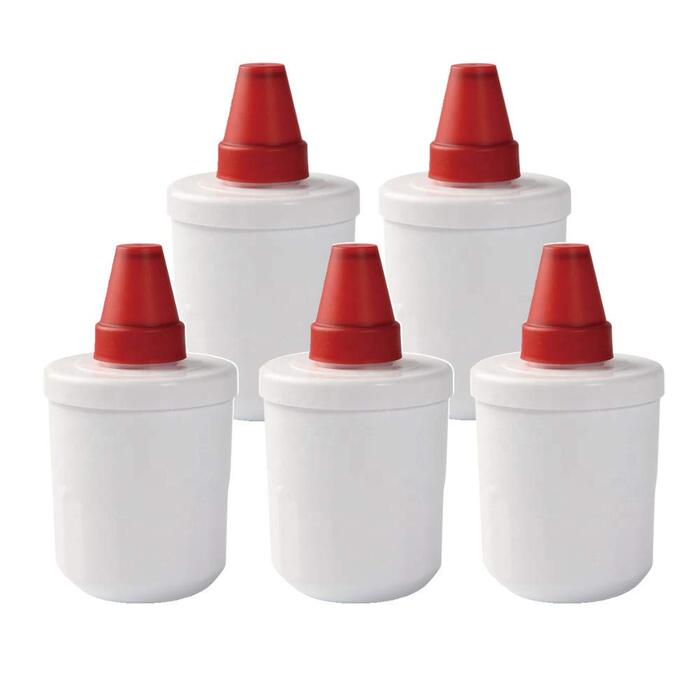 Фільтрів для води, сумісних з Samsung RS61782GDSL RS61681GDSR RS6178UGDSR RSG5PUMH1 RSG5PUBC RSG5UURS RSG5UUBP RSH5UBMH RSH7UNRS RSH7UNBP RSH7ZNBP, 5