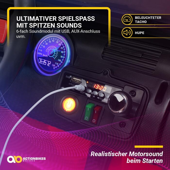 Дитячий електромобіль Jeep Wrangler Offroad - повний привід 4х4 - USB - двигун 4 х 35 Вт - 2-місний - пульт дистанційного керуванн