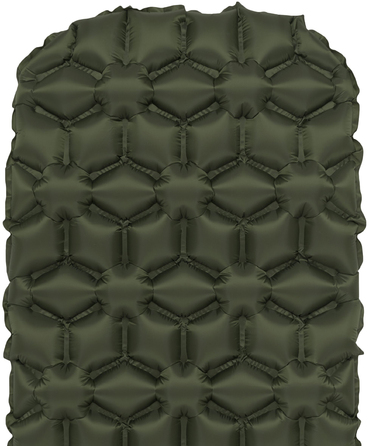 Килимок надувний Highlander Nap-Pak Inflatable Sleeping Mat 5 cm Olive (AIR071)