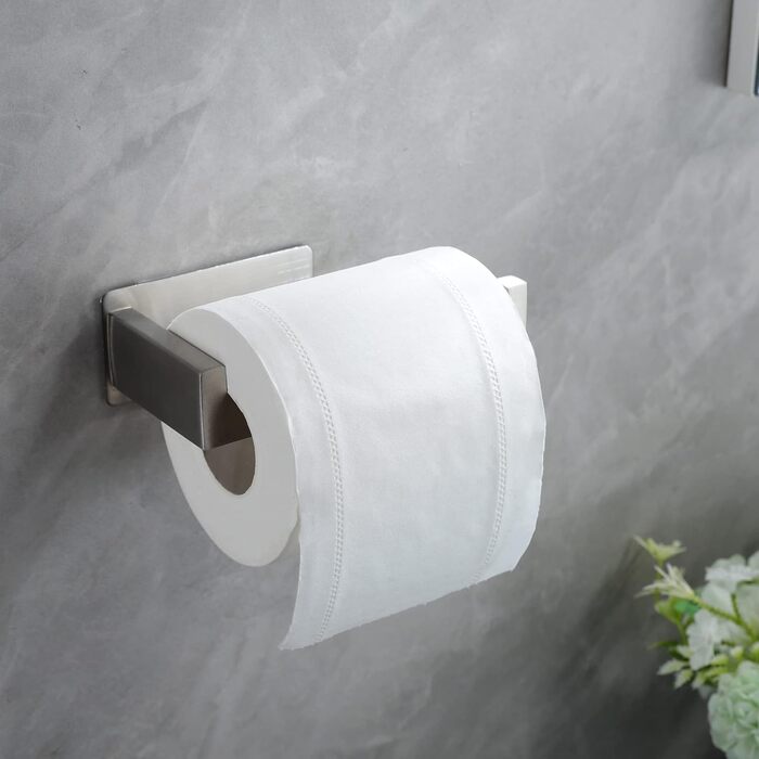 Тримач для туалетного рушника Без свердління Тримач для туалетного рушника з матової нержавіючої сталі Тримач для туалетного рушни
