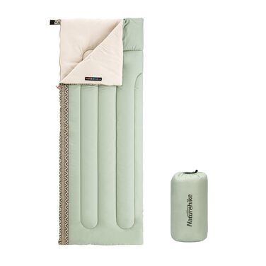 Спальний мішок Naturehike, ідеальний для дорослих та дітей, водонепроникний, легкий, з ковдрою, спальний мішок на 3-4 сезони для кемпінгу, подорожей, активного відпочинку на свіжому повітрі, 190 x 75 см, зелений, лівий