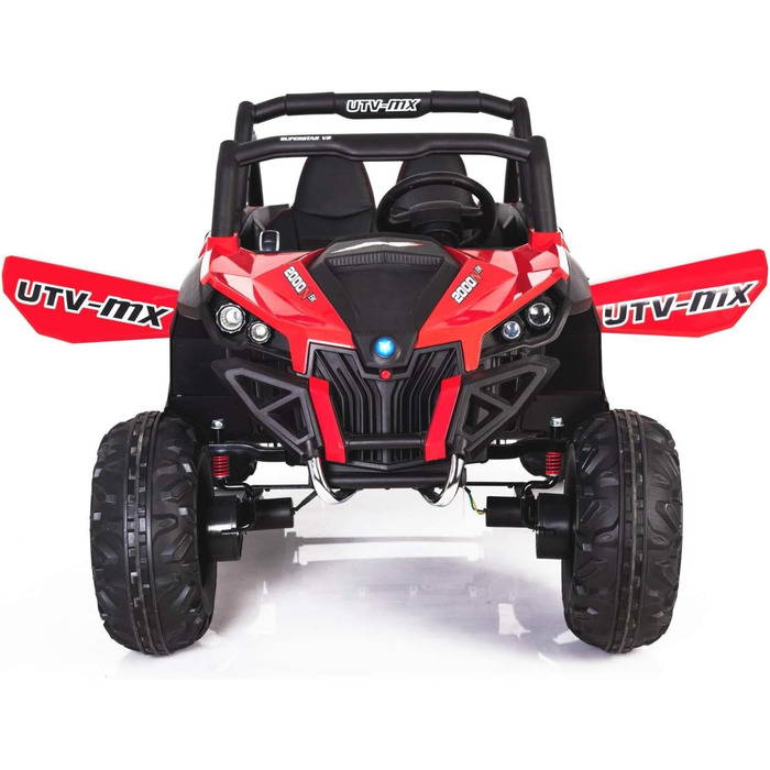 Дитячий електромобіль 12В 2-місний, NEW RSX електричний баггі для дітей, червоний, з пультом дистанційного керування 2,4 ГГц, 36 м