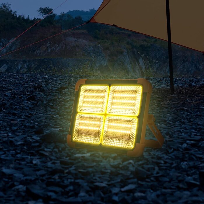 Портативний світлодіодний робочий ліхтар Beavorty з функцією сонячної батареї, вибухозахищений, магнітний, для кемпінгу, екстрених ситуацій на свіжому повітрі